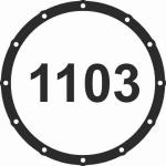 375-4501043-01 Прокладка крышки картера редуктора лебедки (0,6)