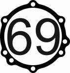 375-2402038-01 Прокладка под большой стакан подшипника (0,6)