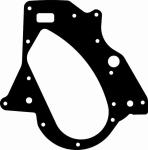 12-1002050-А Прокладка пластины крышки распределительных шестерен (0,8) TD