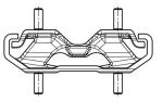 3302-1001050 (0315749а) Подушка задняя